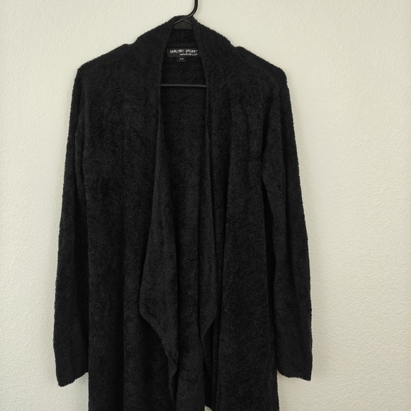 Barefoot Dreams CozyChic Lite Island Wrap In Black Size S/M - Picture 7 of 16